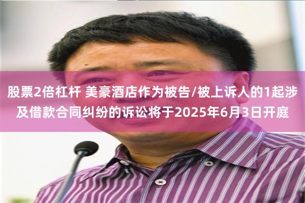 股票2倍杠杆 美豪酒店作为被告/被上诉人的1起涉及借款合同纠