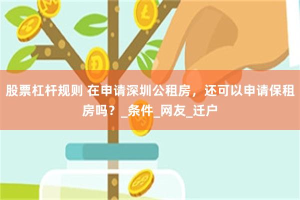 股票杠杆规则 在申请深圳公租房，还可以申请保租房吗？_条件_